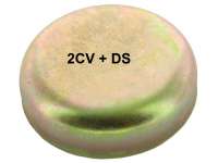 Citroen-2CV - Grease cap rear, out of sheet metal. Suitable for all Citroen 2CV + Citroen DS. Cover for 