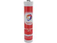 Citroen-DS-11CV-HY - Lubricating grease, color red, 400g cartouche. Original one by TOTAL! Red lubricating grea