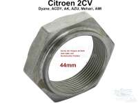 Citroen-2CV - Rear axle nut, 44 mm wrench size. Suitable for Citroen 2CV, all years of construction. Tig
