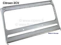 Citroen-DS-11CV-HY - Windshield frame completely, inclusive hood hinge. Suitable for Citroen 2CV. Very good rep