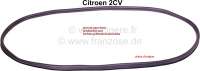 Citroen-2CV - Windshield seal, very high quality. Manufactured from the original supplier. Suitable for 