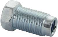 Citroen-2CV - Clinch screw. F-flange. Thread: 3/8 x 24UNF. Wrench: 11mm. Suitable for Renault 4, R8, R10