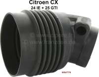 Sonstige-Citroen - CX, air intake rubber hose. Suitable for Citroen CX24 IE + CX25 GTI (first series). Or. No
