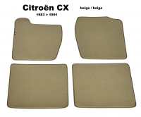 citroen carpet sets floor mats cx mat set velour exellence 4 pieces P42438 - Image 1