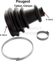citroen drive shaft sleeves shafts collar wheel side P73040 - Image 1