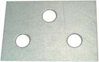 Citroen-DS-11CV-HY - Adjust plate (distance disk 0,75mm) for the door hinge. Suitable for Citroen 11CV + 15CV. 
