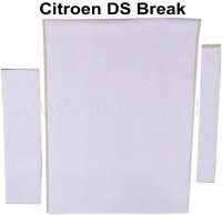 Citroen-DS-11CV-HY - Inside roof lining set, with foam material (about 7mm) on the rear side. Suitable for Citr