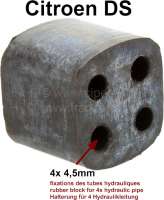 Alle - Brake + hydraulic line bundle Rubber guide (rubber block). For 4x line 4,5mm. Top quality.
