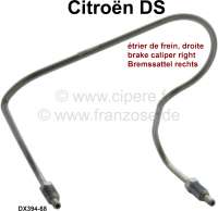 Citroen-DS-11CV-HY - Brake line between the brake caliper halves (inner + outer caliper part), for the right br