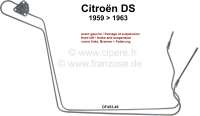 citroen ds 11cv hy brake line prefabricated hydraulic lines front P32520 - Image 1
