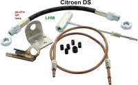 Alle - Brake hose conversion kit, at the rear left. Hydraulic system LHM. Suitable for Citroen DS