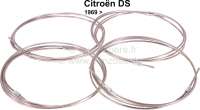 Citroen-DS-11CV-HY - Brake line set rear. Suitable for Citroen DS, starting from year of construction 1969.