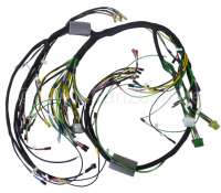 Citroen-DS-11CV-HY - Main cable harness, for 3 round instruments. Battery on the left. 8 fuses (export version)