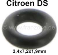 Citroen-DS-11CV-HY - Brake bleed screw seal (O-ring). Hydraulic system LHM. Suitable for Citroen DS + Citroen S