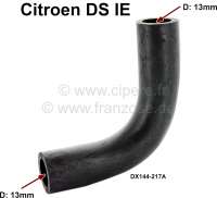 Citroen-DS-11CV-HY - Auxiliary air slide valve air hose (curved). Inside diameter: 13,0mm. Suitable for Citroen