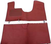 Alle - Carpet mat (dark red - grenat) in front + rear (substitute for the original carpets). Suit