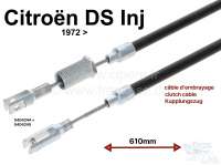 citroen ds 11cv hy clutch cables cable ie starting P30117 - Image 1