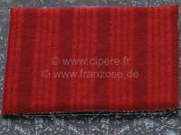 Sonstige-Citroen - Coverings in front + rear, Citroen DS Pallas, color dark red (grenat) streaked. (Strips in