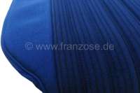 Alle - Coverings in front + rear, Citroen DS Pallas, color dark blue streaked. (Strips in black).