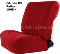 DS Pallas, coverings in front + rear, Citroen DS Pallas, color dark red (foncé
