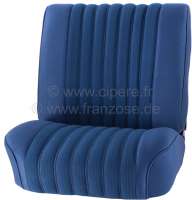 Sonstige-Citroen - DS Pallas, Coverings in front + rear, Citroen DS Pallas 1974-1975, color petrol (blue - gr