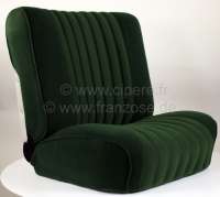 Sonstige-Citroen - DS Pallas, seat covers front + rear, Citroen DS Pallas 1974>1975, colour dark green (vert 