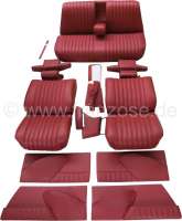 Citroen-DS-11CV-HY - DS Pallas, complete interior equipment in exchange. Leather wine-red. Consisting of: 2x of
