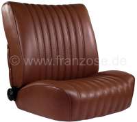 Citroen-DS-11CV-HY - DS Pallas, complete interior equipment in exchange. Leather brown. Consisting of: 2x of se