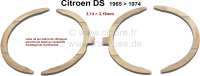 Citroen-DS-11CV-HY - Axial-thrust bearing set for the crankshaft. Suitable for Citroen DS, starting from year o