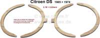 Citroen-DS-11CV-HY - Axial-thrust bearing set for the crankshaft. Suitable for Citroen DS, starting from year o