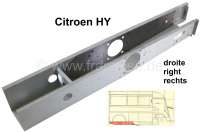 Citroen-DS-11CV-HY - Cross-beam right, under the vehicle floor. At the height of the rear axle. Suitable for Ci