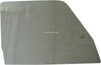 Citroen-DS-11CV-HY - Door window in front. Green tinged. 5,0mm thick. Suitable for Citroen DS. Or. No. DX961-4A