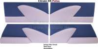 Alle - DS Pallas, door linings (4 fittings). Material dark blue. Suitable for Citroen DS Pallas. 