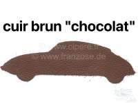 Sonstige-Citroen - DS Pallas, Door linings (4 fittings). Leather chocolate brown (havane), inclusive 4x cover