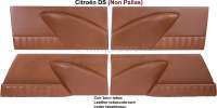 citroen ds 11cv hy door trim pallas linings 4 fittings leather P38577 - Image 1