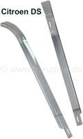 Peugeot - Draft deflector (2 pieces), for the front door panes. Colour: grey. Suitable for Citroen D