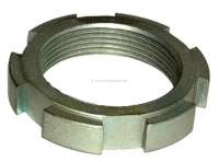 Citroen-DS-11CV-HY - Drive shaft nut (with slots), right-hand threads. Suitable for Citroen 11CV. Dimension: 35