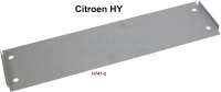 Citroen-DS-11CV-HY - Driver's cabin HY, reinforcement plate down crosswise. Transition driver's cabin to loadin