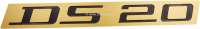citroen ds 11cv hy emblem 20 aluminum gold colored P37723 - Image 1