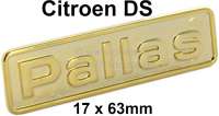 citroen ds 11cv hy emblem pallas made metal P37743 - Image 1