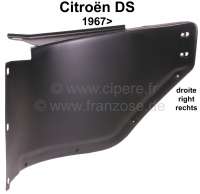 Citroen-2CV - Front lining connecting metal (closing sheet) on the right. Suitable for Citroen DS, start