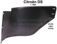 Citroen-DS-11CV-HY - Front linings connection sheet metal on the right. Suitable for Citroen DS, to year of con