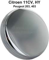 Peugeot - Radiator cap chromium-plates, with seal. For 60mm thread diameter. Suitable for Citroen 11