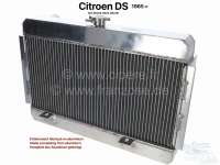 Citroen-2CV - Radiator, new part made of aluminium. Suitable for Citroen DS (except DS21IE + DS23IE, DS2