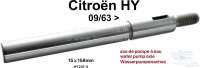 Citroen-DS-11CV-HY - Water pump axle, suitable for Citroen HY, starting from year of construction 9/1963. Dimen