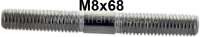Citroen-DS-11CV-HY - Water pump housing stud bolt, suitable for Citroen DS. Measurement: M8x68