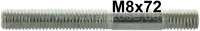 Citroen-DS-11CV-HY - Water pump housing stud bolt, suitable for Citroen DS. Measurement: M8x72