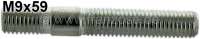 Citroen-DS-11CV-HY - Water pump housing stud bolt, suitable for Citroen DS. Measurement: M9x59
