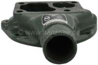 Citroen-DS-11CV-HY - Water pump plate, between engine block + water pump. Amended for mounting a water temperat