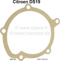 Citroen-DS-11CV-HY - Water pump seal largely. Suitable for Citroen DS19. Or. No. D231-87